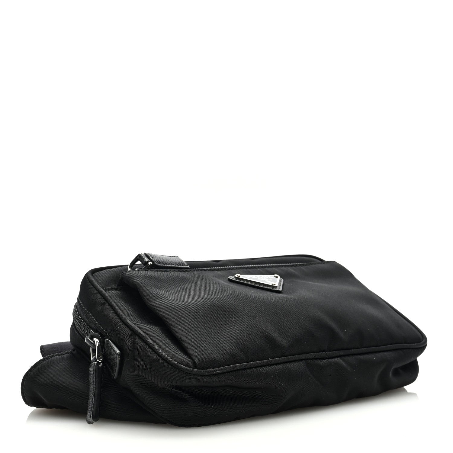Prada Re-Nylon Saffiano Belt Bag Black 4 of 8