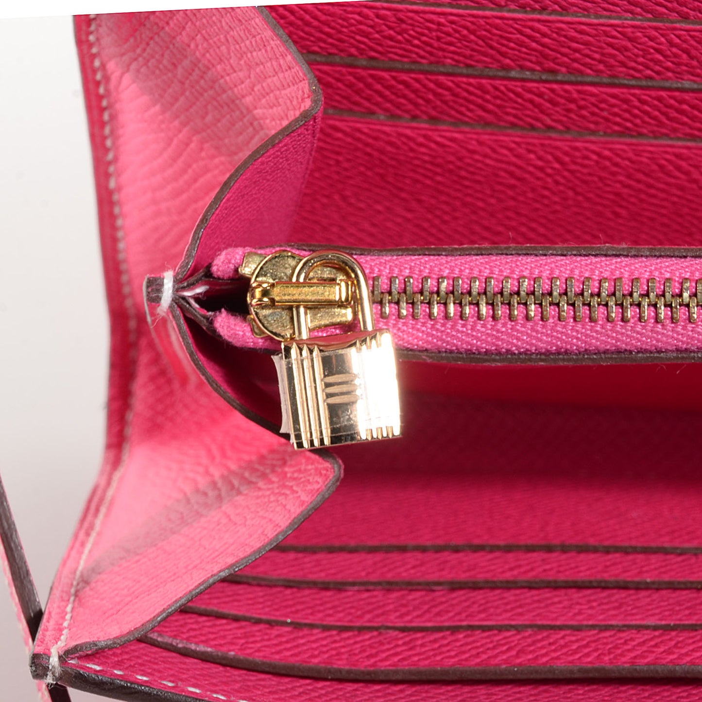 Epsom Kelly Longue Wallet Rose Tyrien