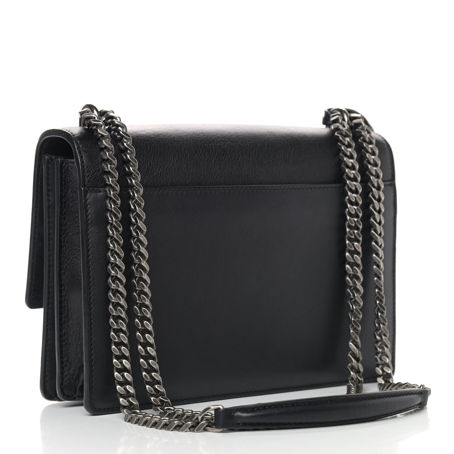 Saint Laurent Calfskin Stars and Hearts Medium Monogram Sunset Black 2 of 10
