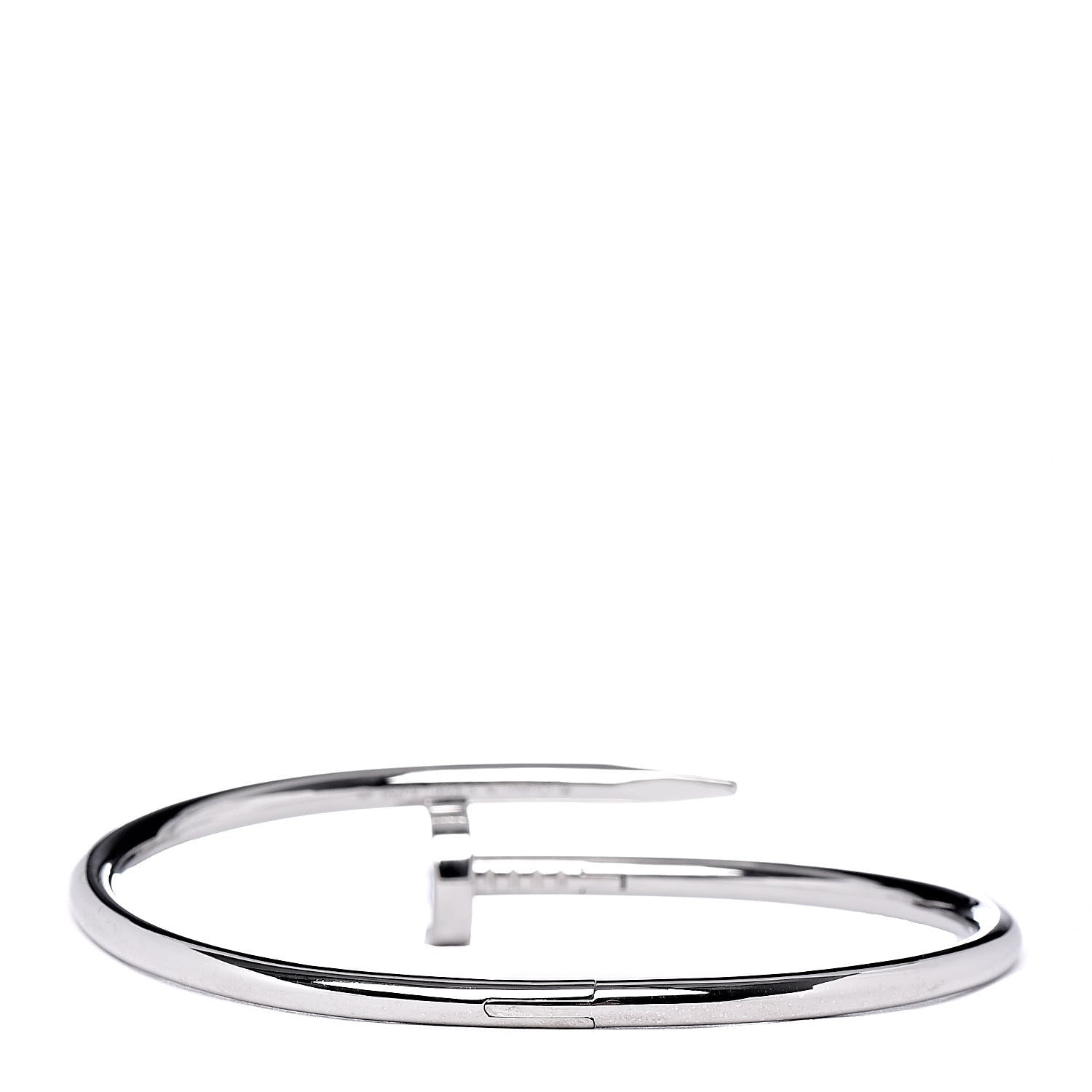 Cartier 18K White Gold Juste Un Clou Bracelet 18 3 of 5
