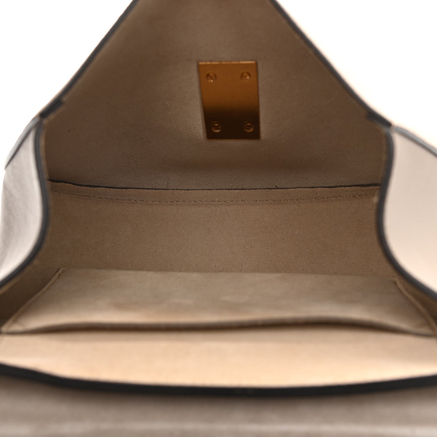 Chloe Suede Smooth Calfskin Drew Shoulder Bag Motty Grey 4 of 10