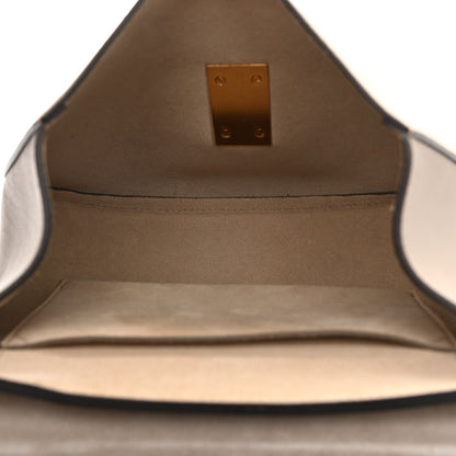 Chloe Suede Smooth Calfskin Drew Shoulder Bag Motty Grey 4 of 10