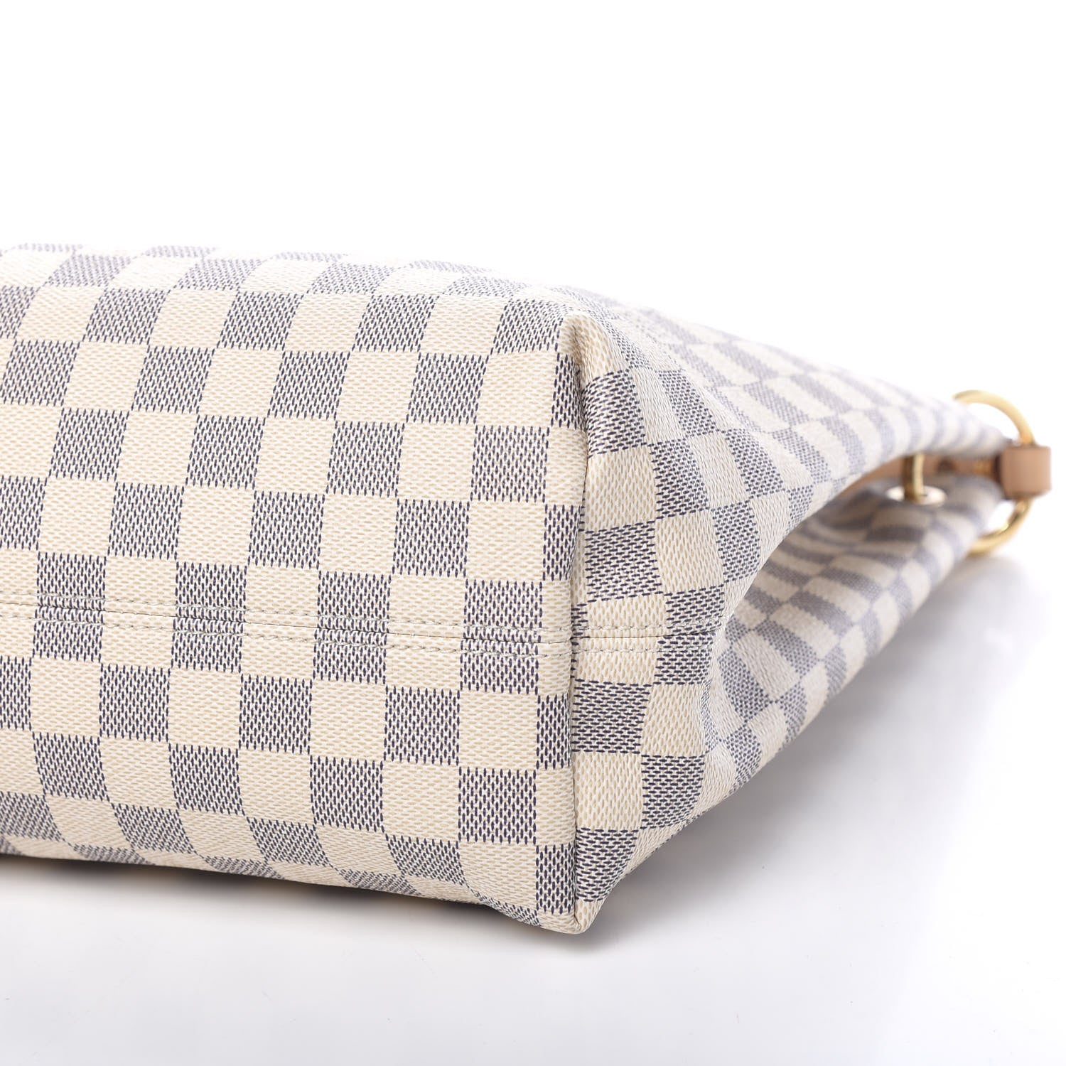 Louis Vuitton Damier Azur Graceful MM Rose Ballerine 8 of 9