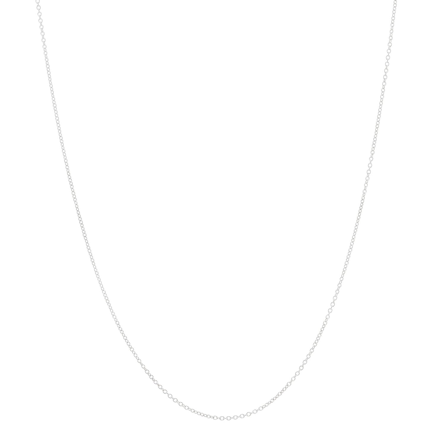 Tiffany Sterling Silver Chain Necklace 16" 1 of 5