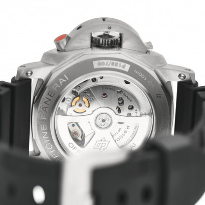 Panerai Titanium Rubber 47mm Luminor 1950 Flyback Automatic Watch Black PAM00526 4 of 5