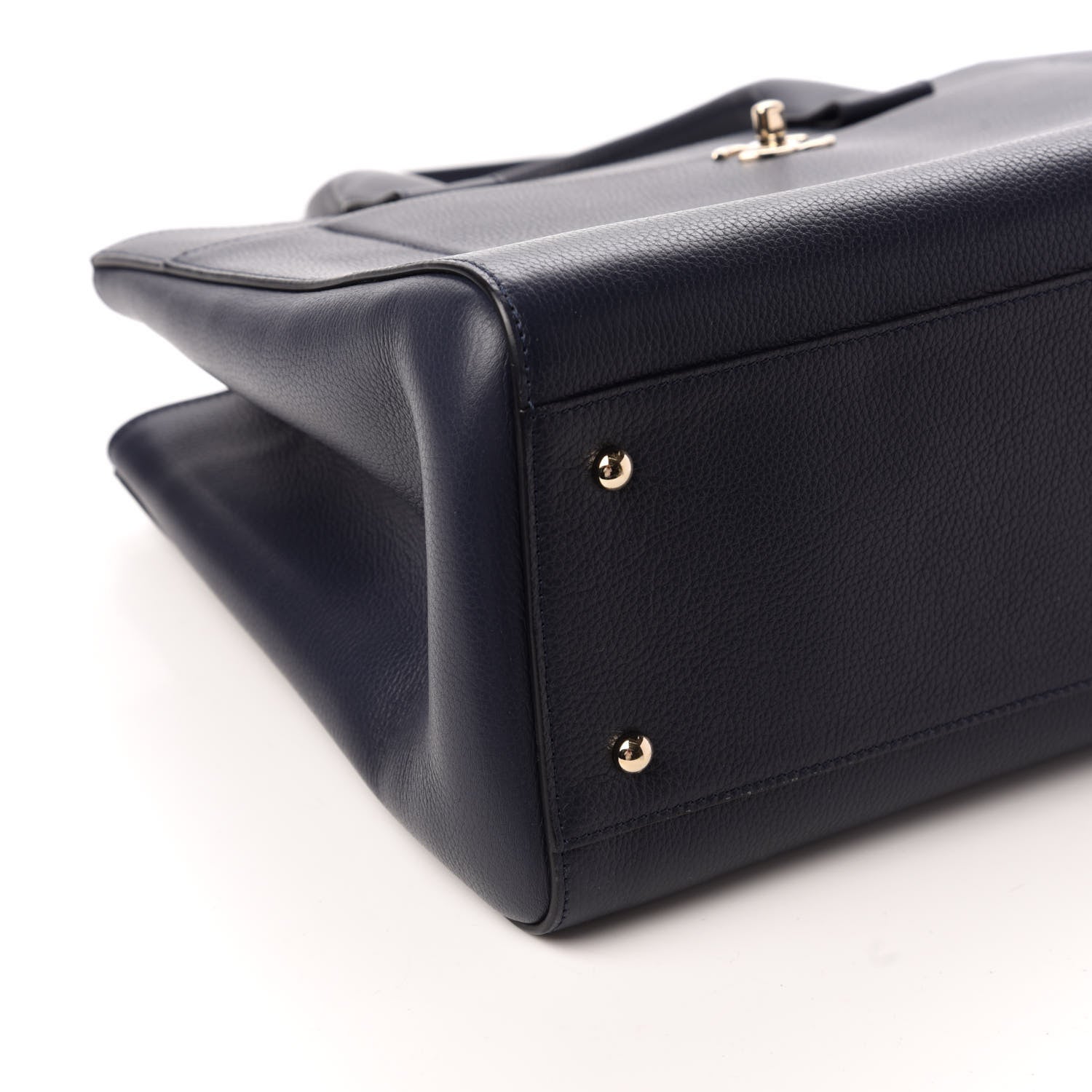 Chanel Grained Calfskin Medium Neo Executive Shopper Tote Navy 7 of 8