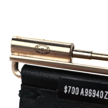 Chanel Calfskin CC Wide Cuff L Black 5 of 12