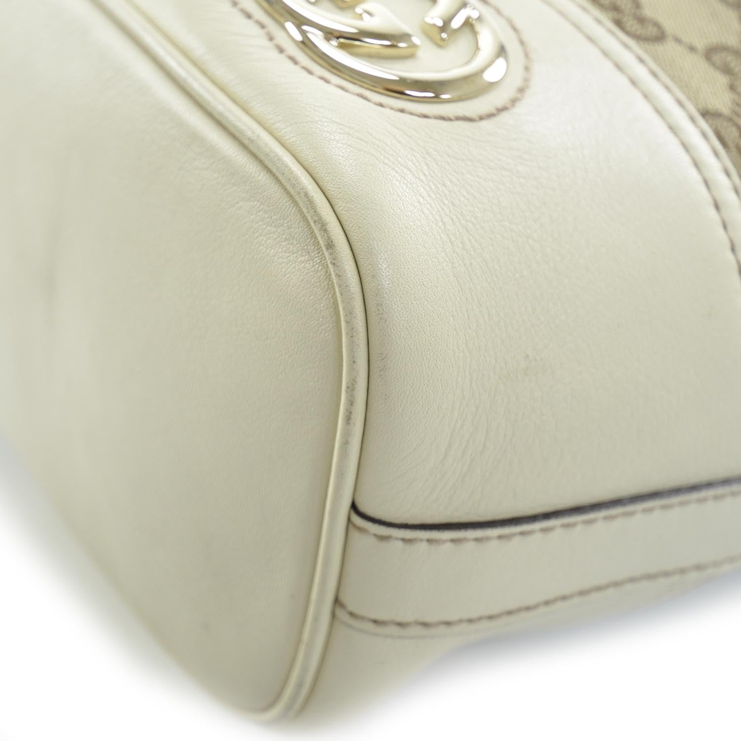 Gucci Monogram New Britt Shoulder Bag Ivory 6 of 9