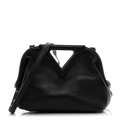 Bottega Veneta Calfskin Small The Point Triangle Bag Black 1 of 10