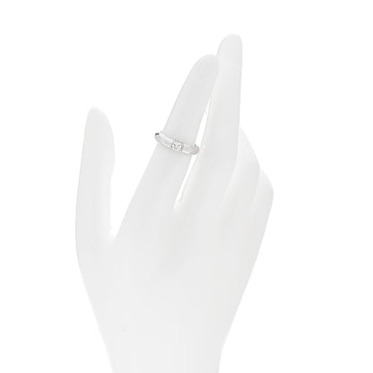 Tiffany Platinum Diamond .22ct Etoile Solitaire Engagement Ring 49 4.75 2 of 4