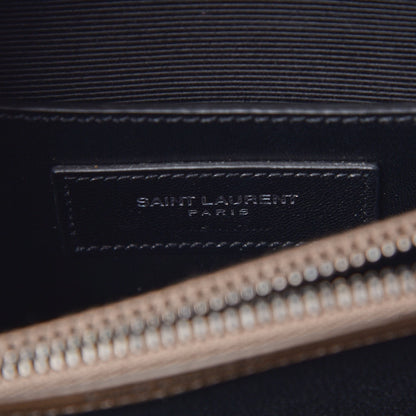 Saint Laurent Sheepskin Matelasse Chevron Monogram Medium College Bag Fard 6 of 7
