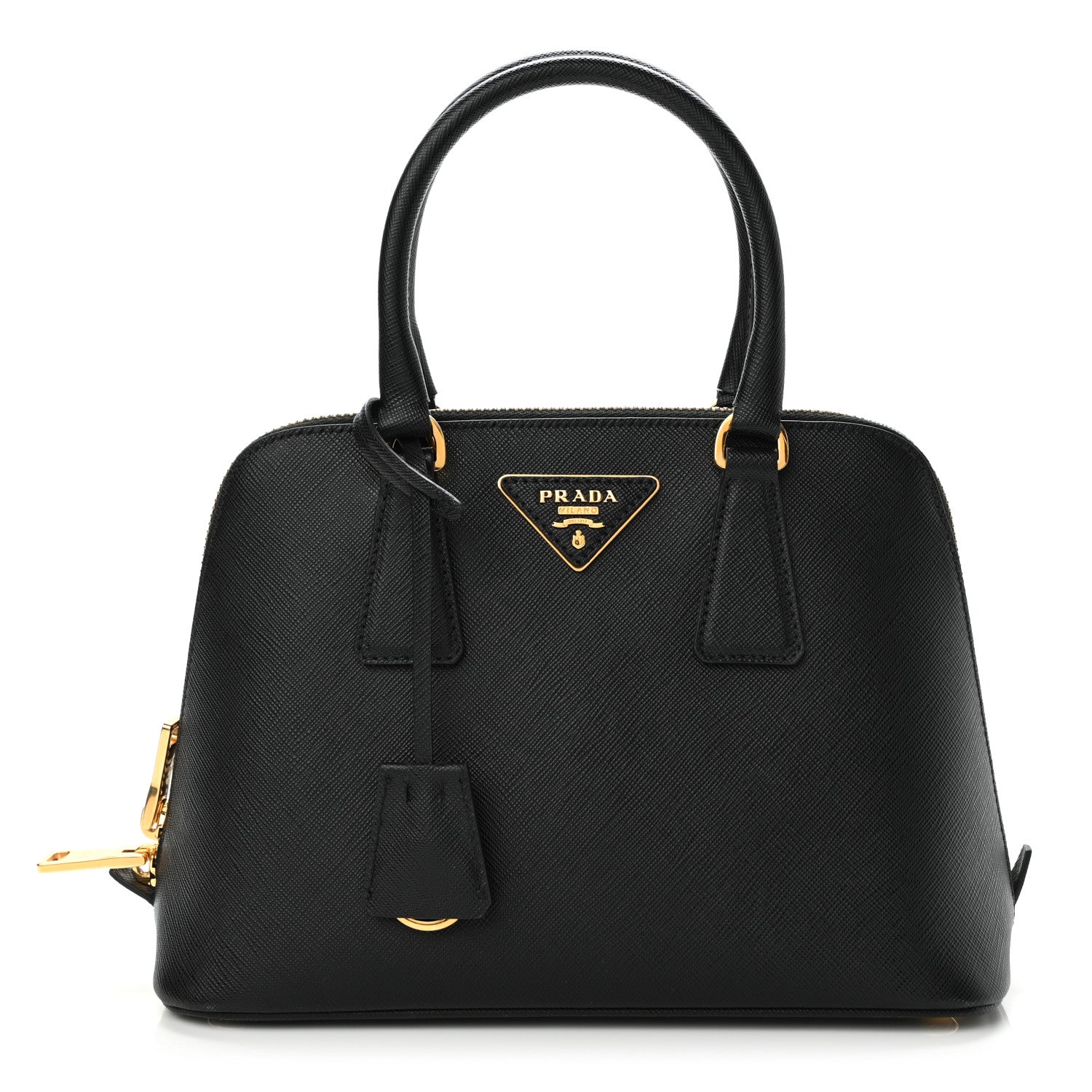 Prada Saffiano Lux Mini Promenade Tote Black 1 of 10