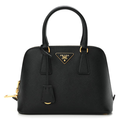 Prada Saffiano Lux Mini Promenade Tote Black 1 of 10
