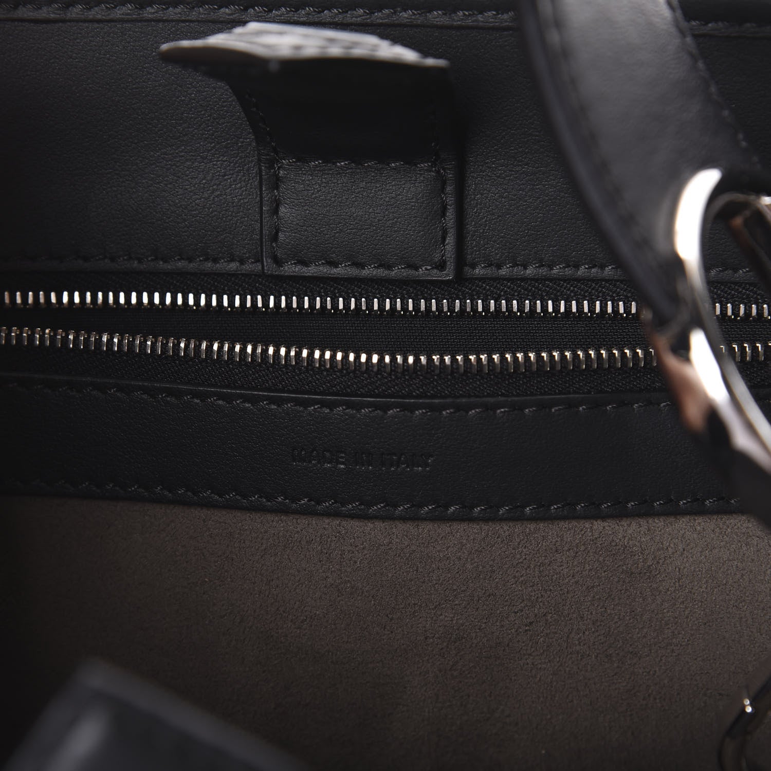 Fendi Vitello Century Opaco F is Fendi Small Runaway Satchel Black 6 of 9