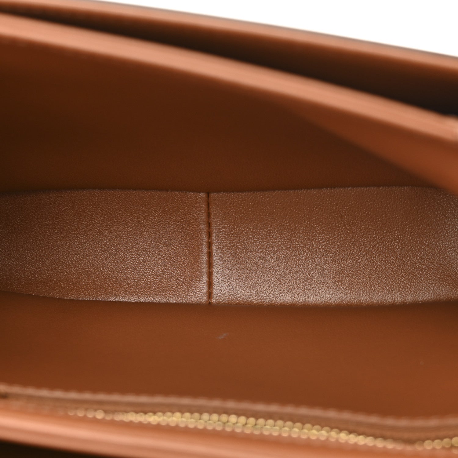 Celine Calfskin Triomphe Canvas Teen Triomphe Bag Tan 5 of 12