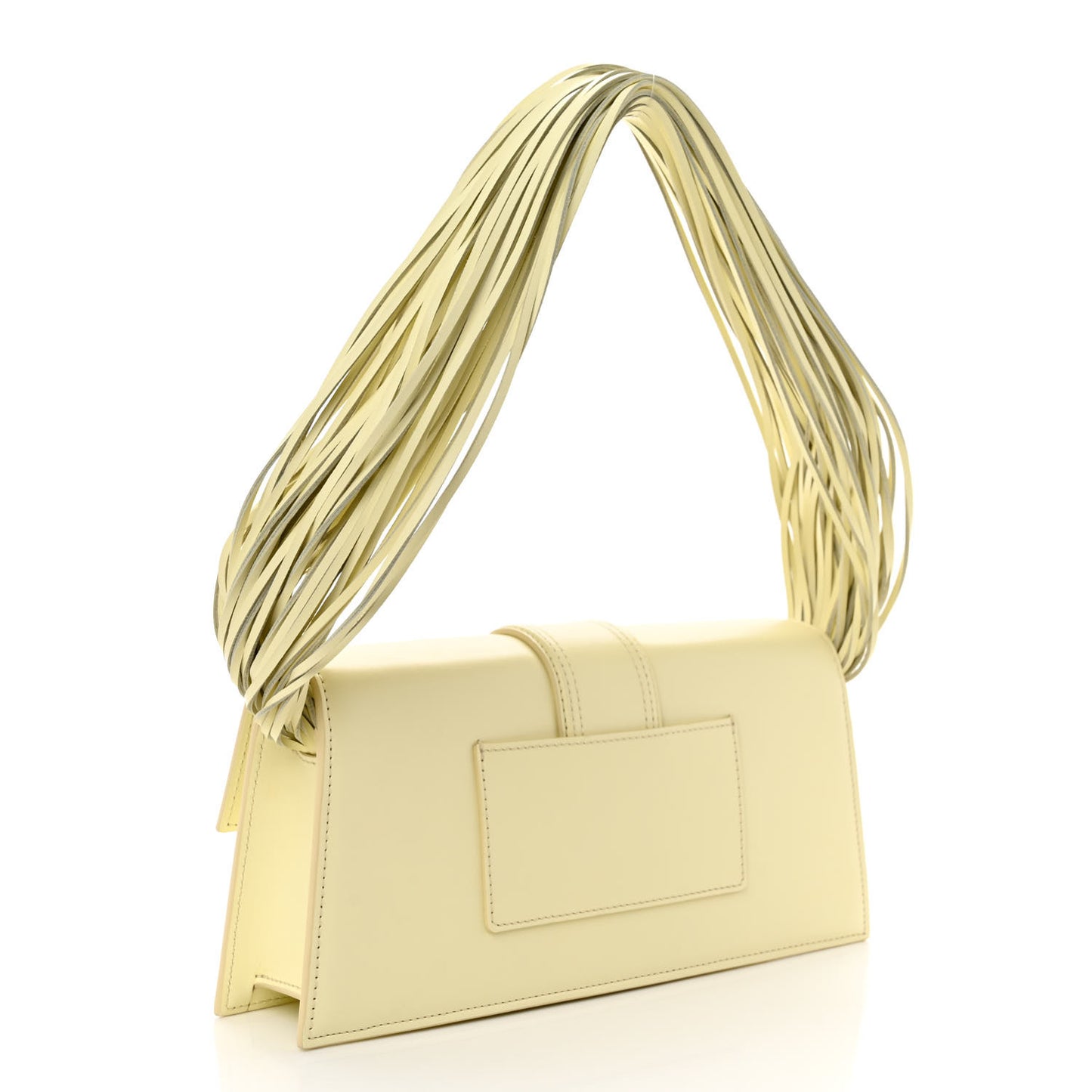 Smooth Calfskin Le Bambino Long Ficiu Light Yellow