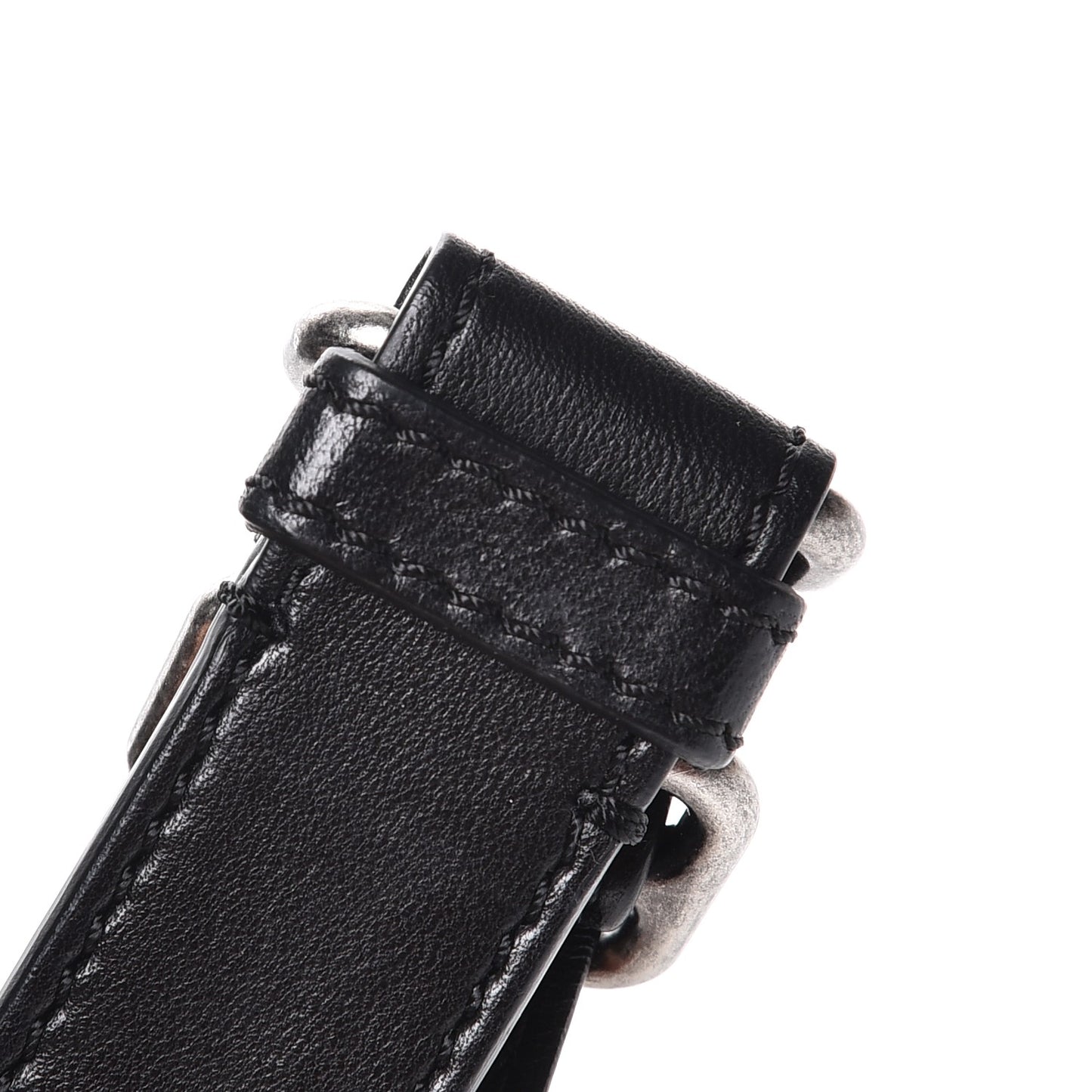 Lambskin Quilted Banane Waist Bag Fanny Pack Black
