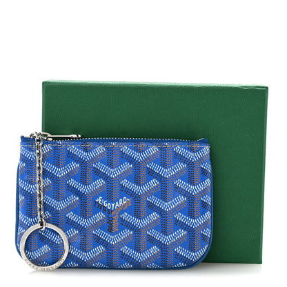 Goyard Goyardine Nano Senat Key Pouch Blue 9 of 9