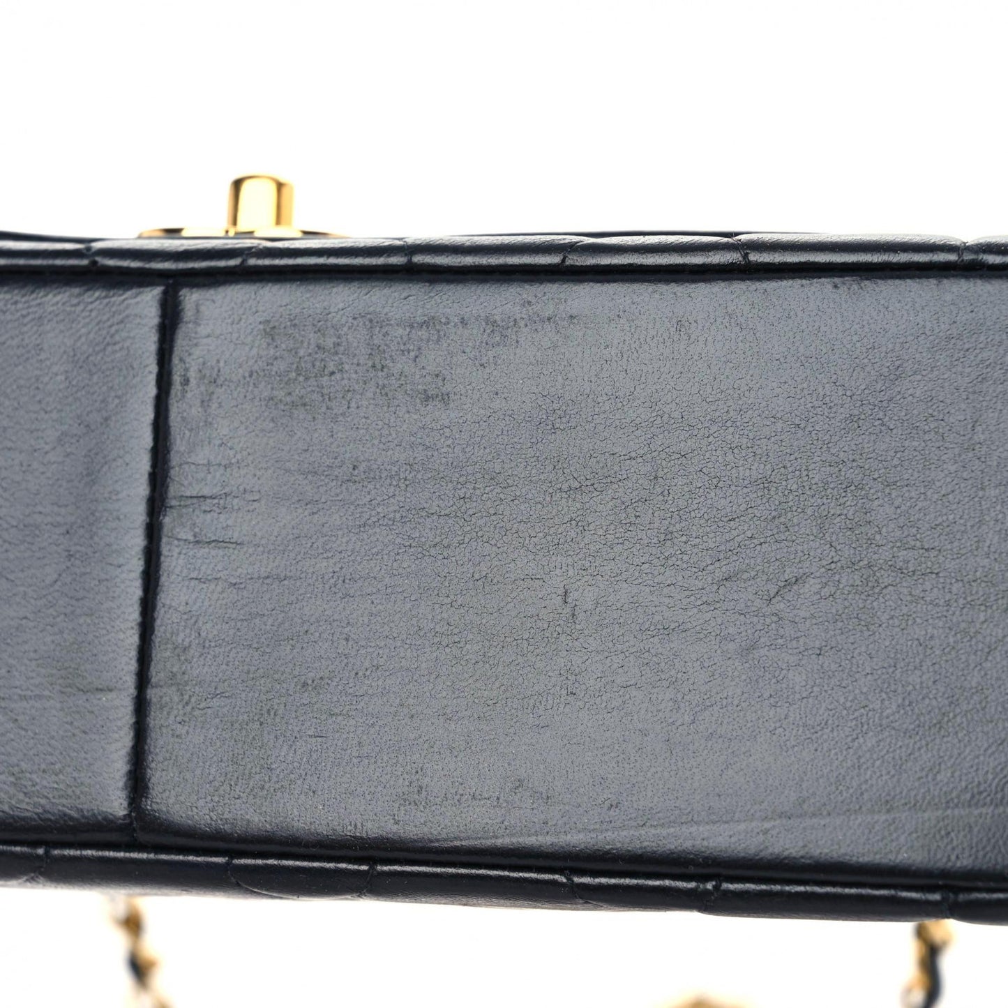 Lambskin Quilted Medium Single Flap Black