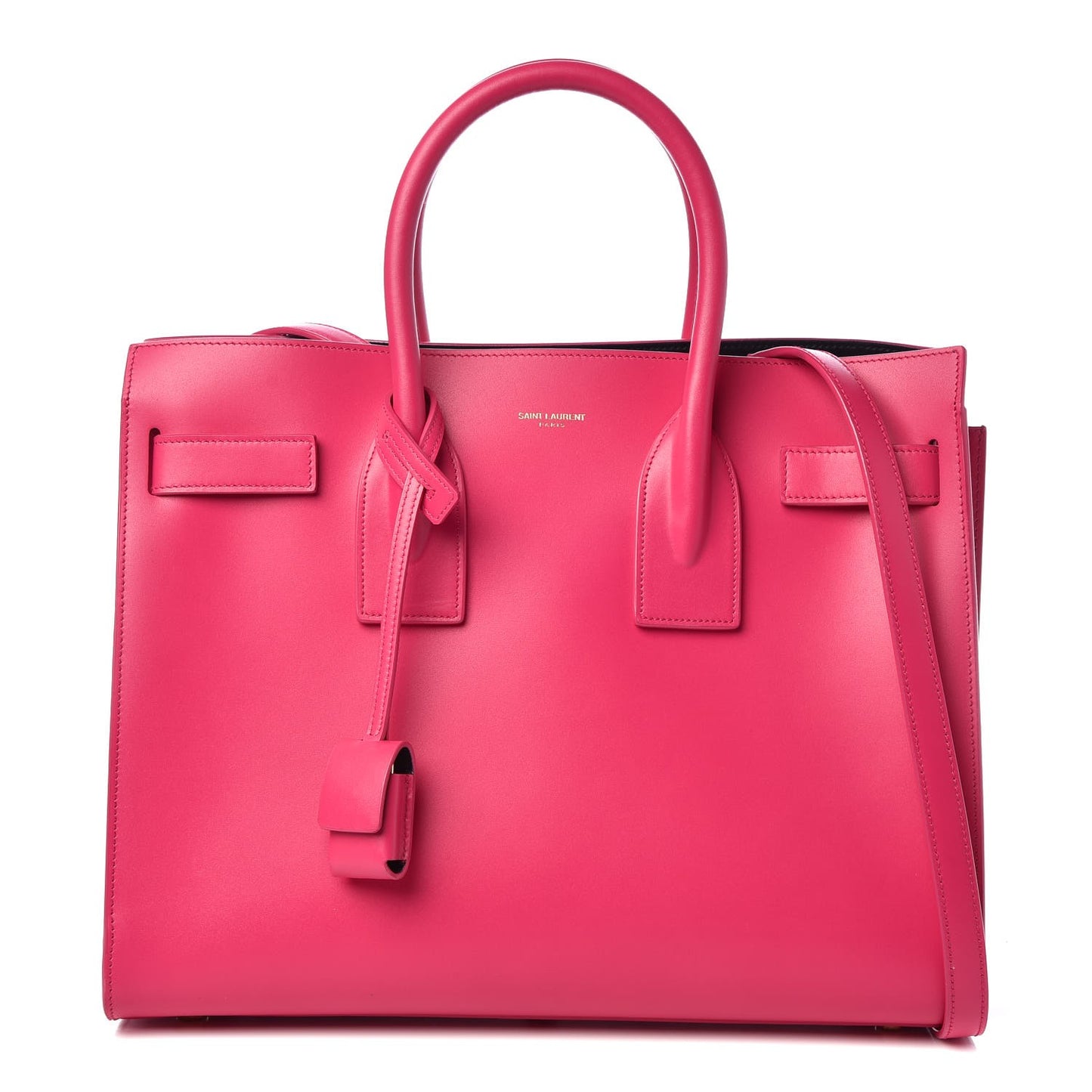 Calfskin Small Sac De Jour Lipstick Fuchsia