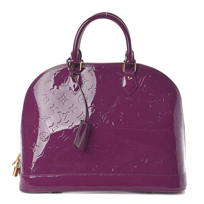 Louis Vuitton Vernis Alma MM Amethyste 2 of 11