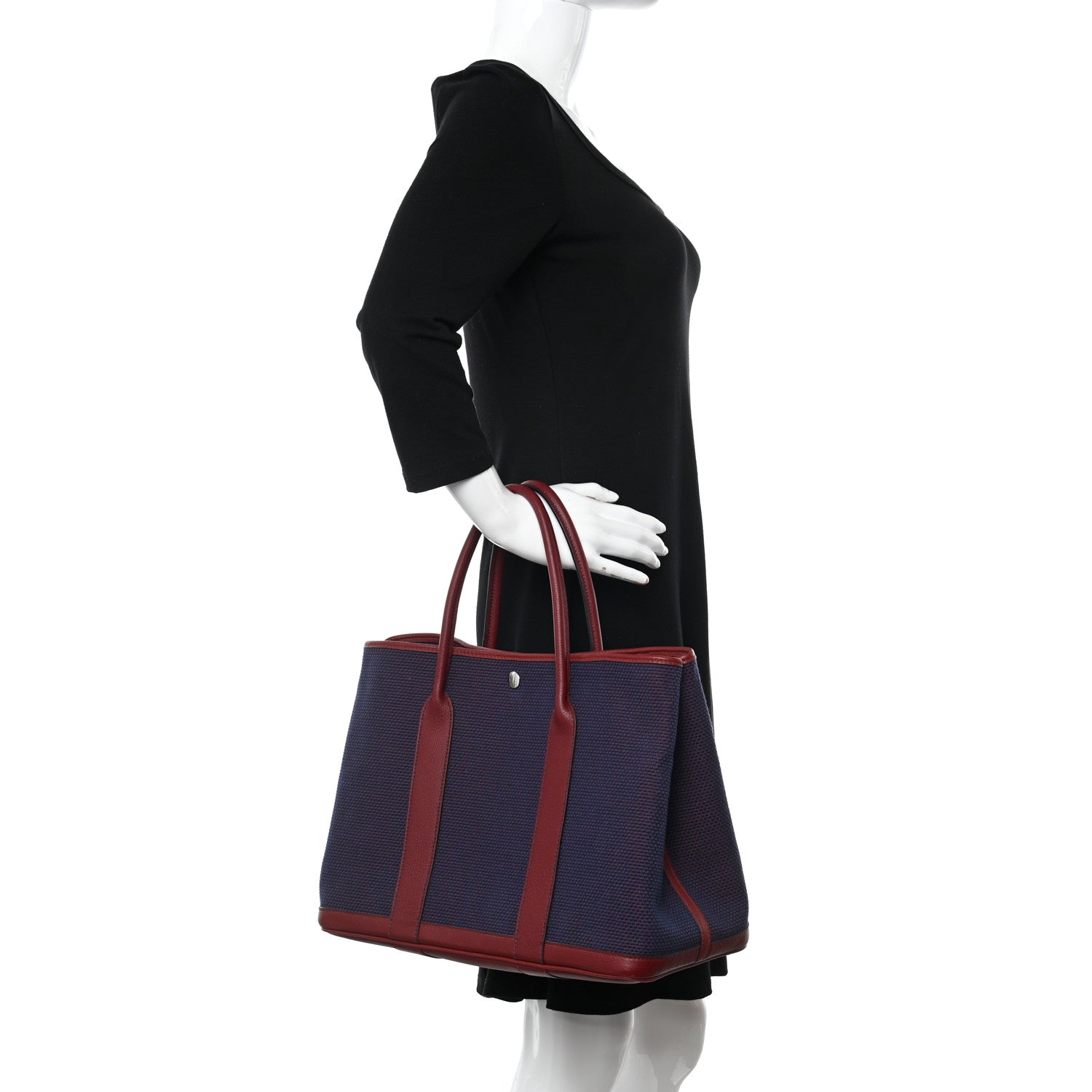 Hermes Twill H Negonda Garden Party Tote 36 2 of 10