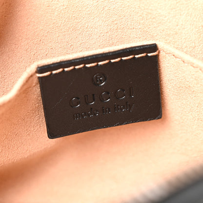 Gucci Calfskin Matelasse GG Marmont Belt Bag 95 38 Black 6 of 10