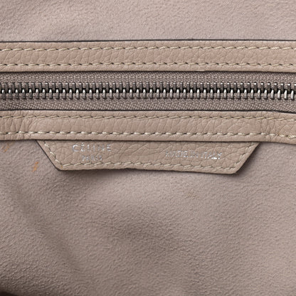 Celine Drummed Calfskin Mini Luggage Dune 6 of 18