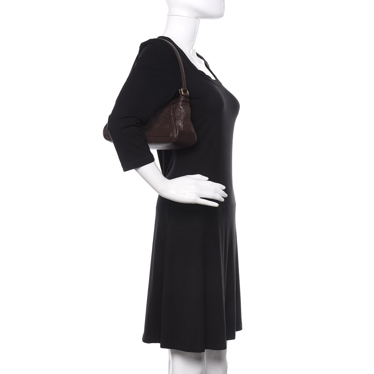 Guccissima Small Mayfair Shoulder Bag Brown