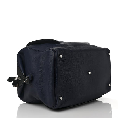 Hermes Togo Wallago Cabine 35 Bleu Nuit Black 3 of 7