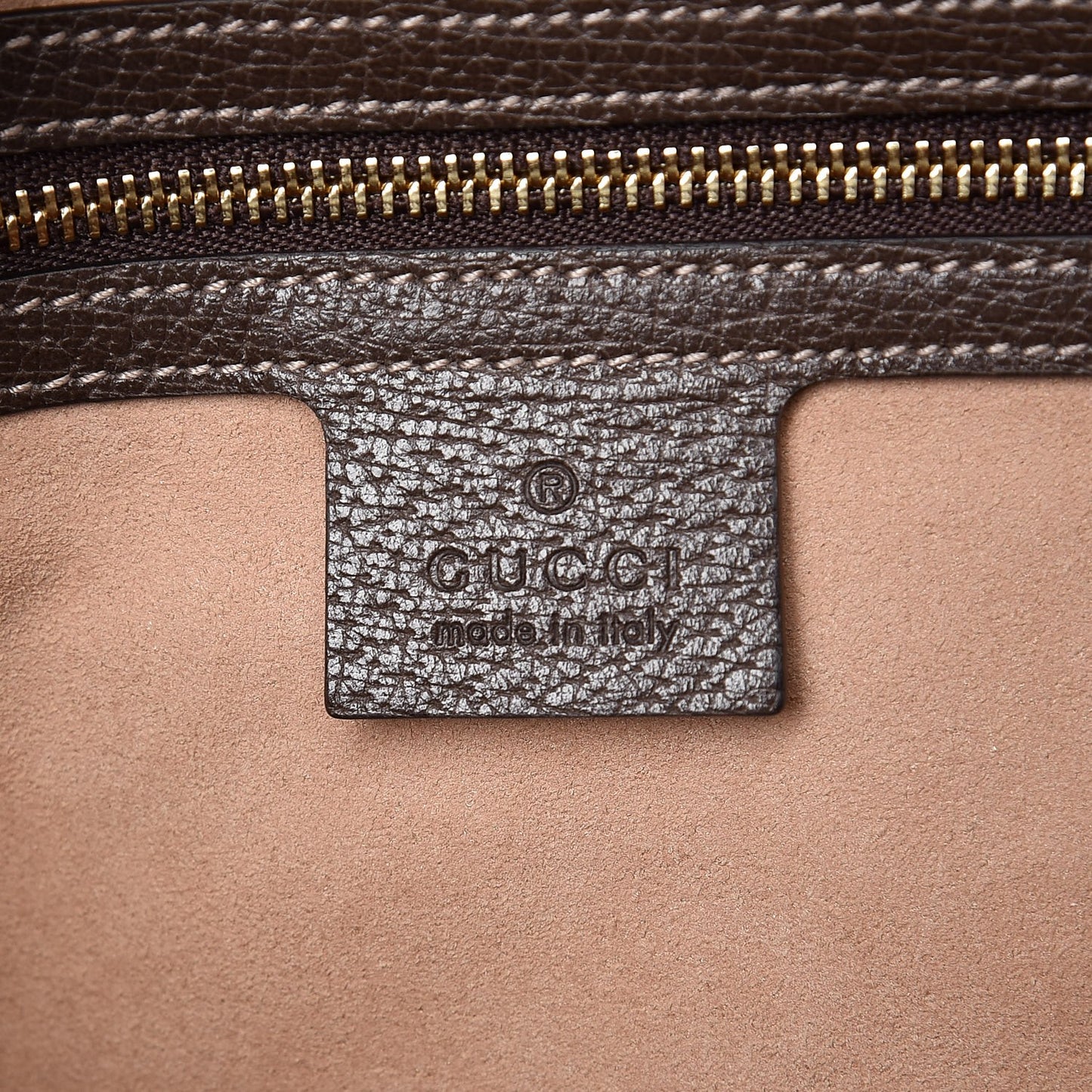 GG Supreme Monogram Web Small Ophidia Shoulder Bag Brown