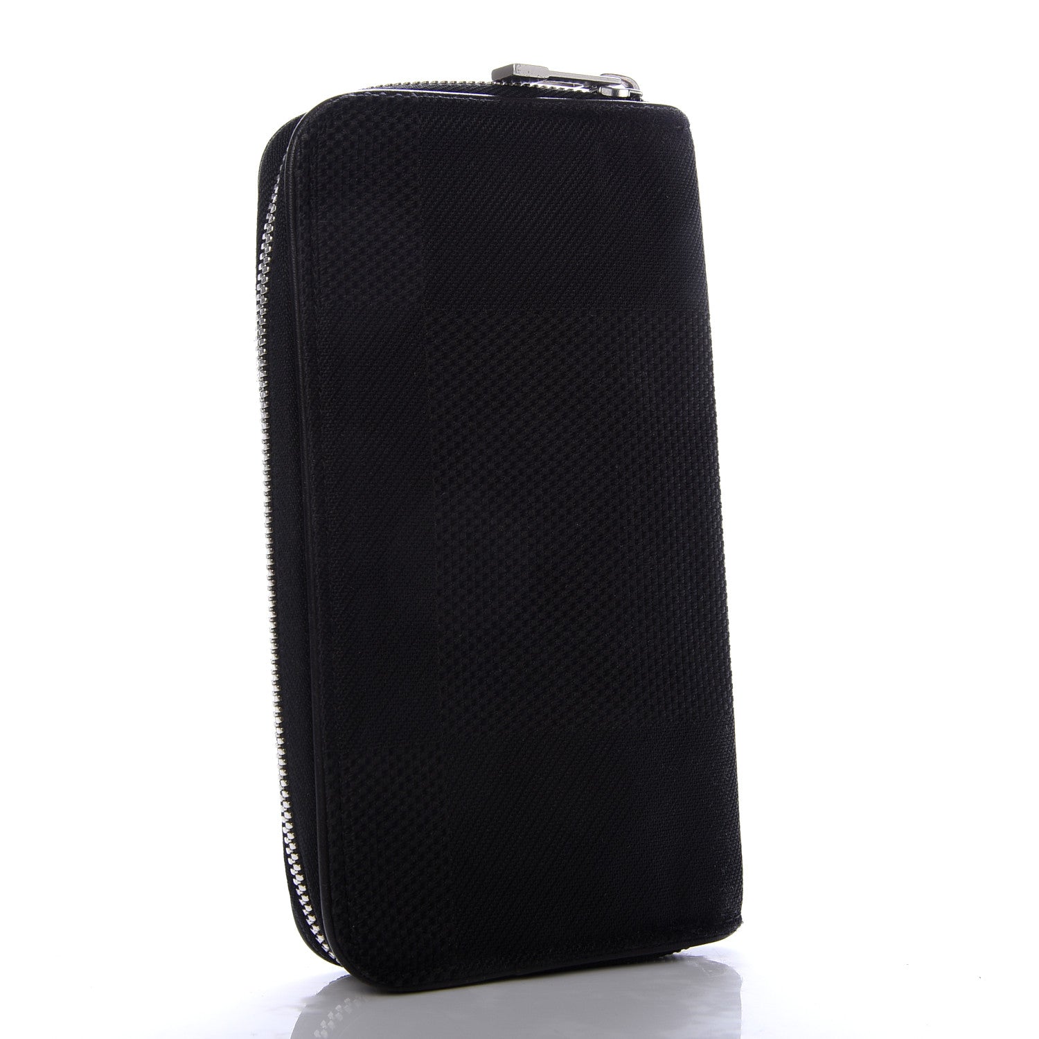 Louis Vuitton Damier Geant Portefeuille Long Zipper Wallet Black 3 of 6