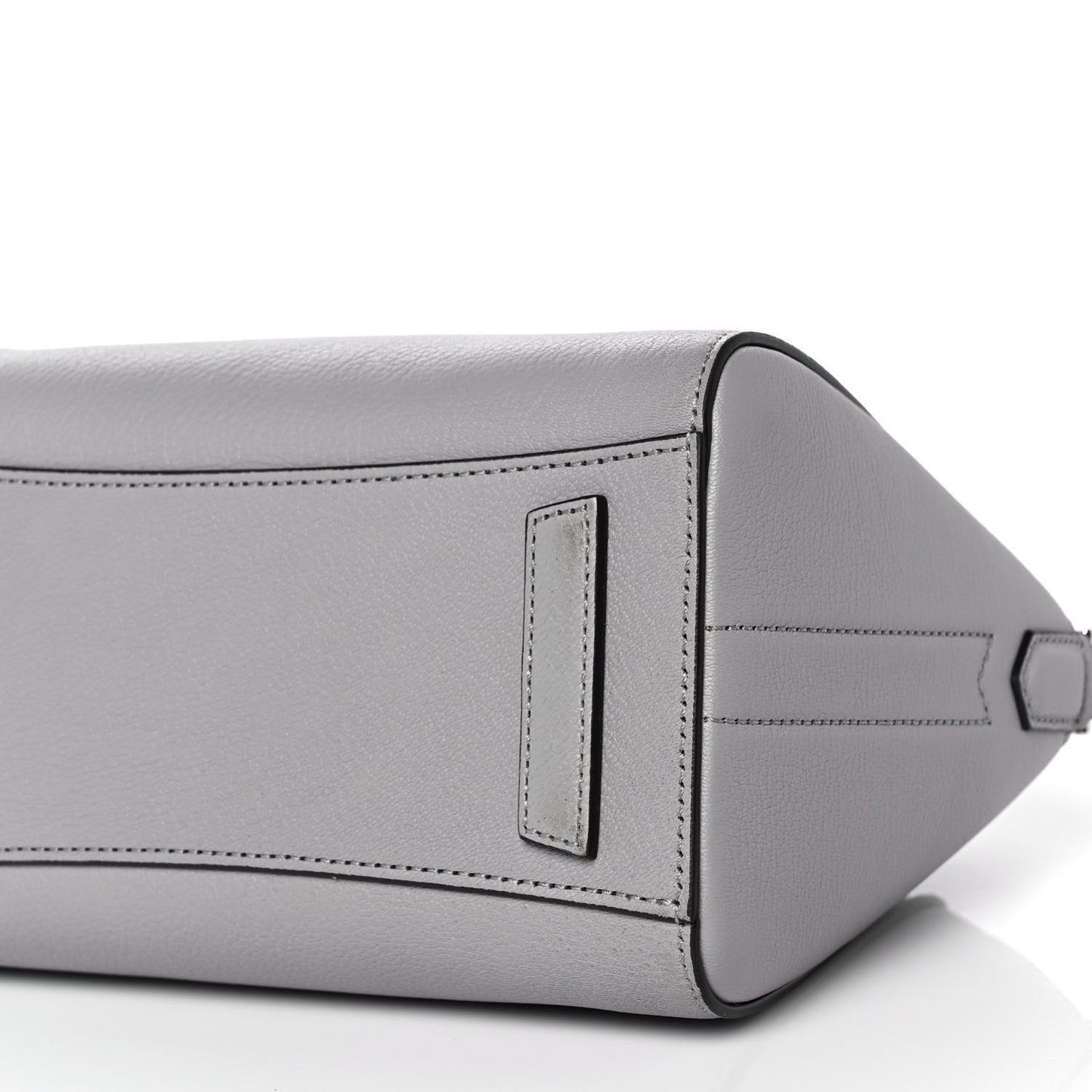 Sugar Goatskin Small Antigona Pearl Grey