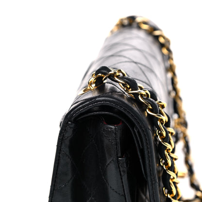 Chanel Lambskin Quilted Small Double Flap Black 17 of 18