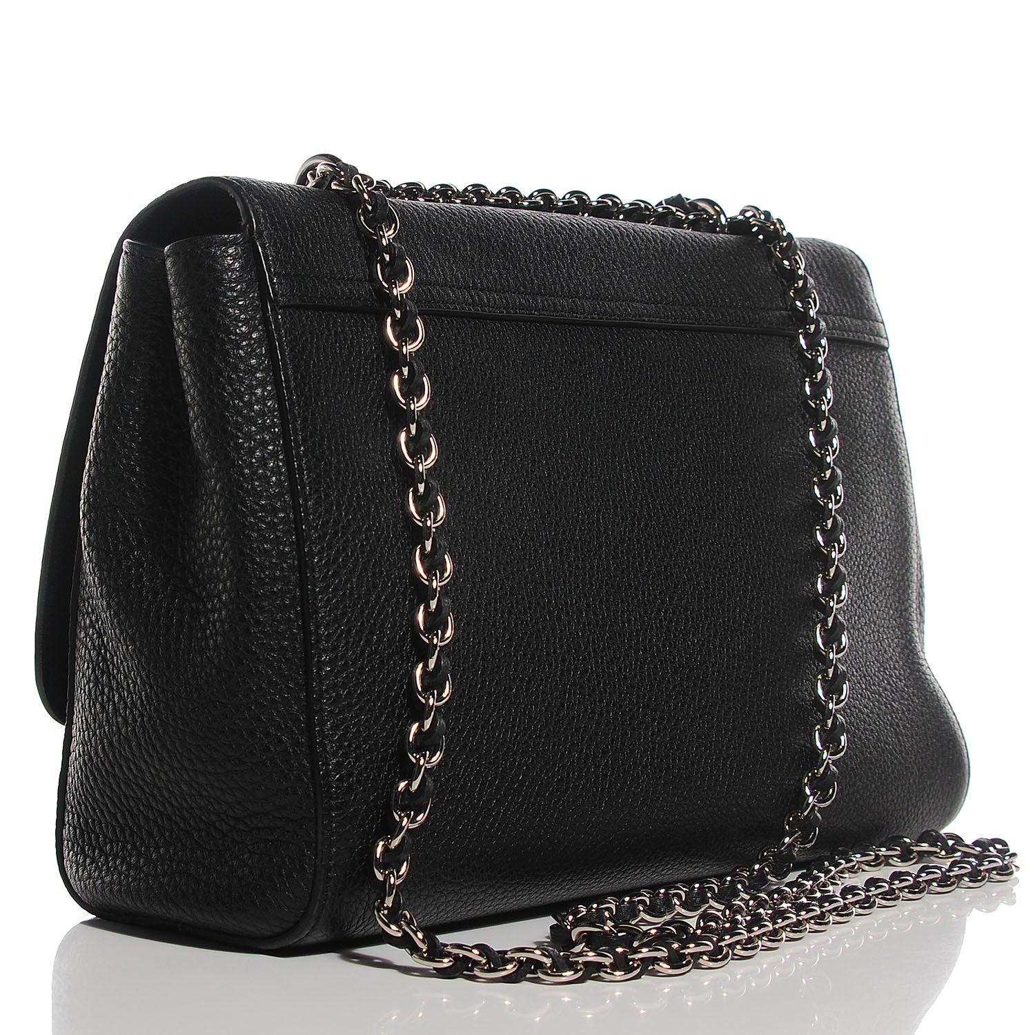 Mulberry Soft Grain Calfskin Medium Lily Flap Black Nickel 3 of 11