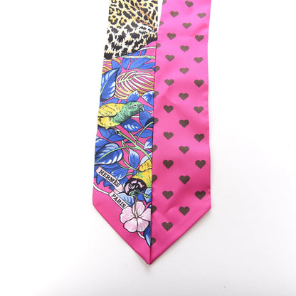 Hermes Silk Jungle Love Love Twilly Rose Vif Bleu Roy 3 of 4