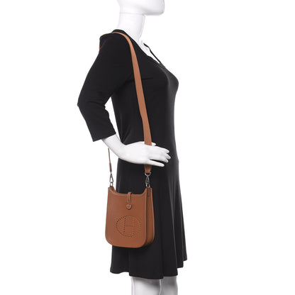 Hermes Taurillon Clemence Evelyne TPM Gold 2 of 10