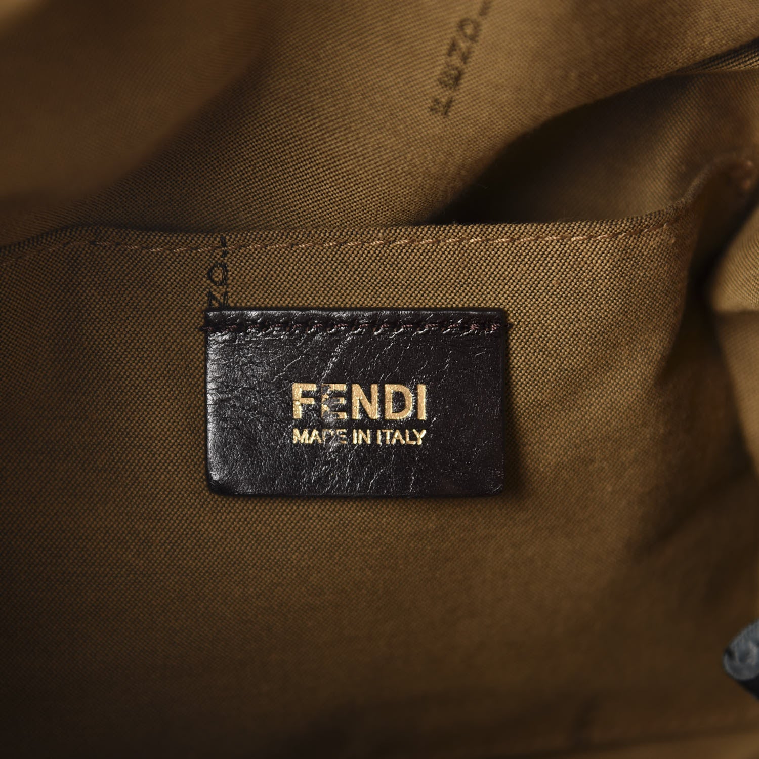 Fendi Zucca Calfskin Medium Convertible Boston Satchel Tobacco 8 of 10