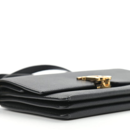 Burberry Grained Calfskin Small TB Bag Black 10 of 14