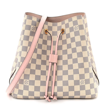 Louis Vuitton Damier Azur Neonoe MM Eau De Rose 1 of 12