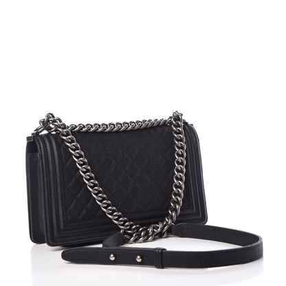 Chanel Caviar Quilted Medium Boy Flap Black 3 of 11