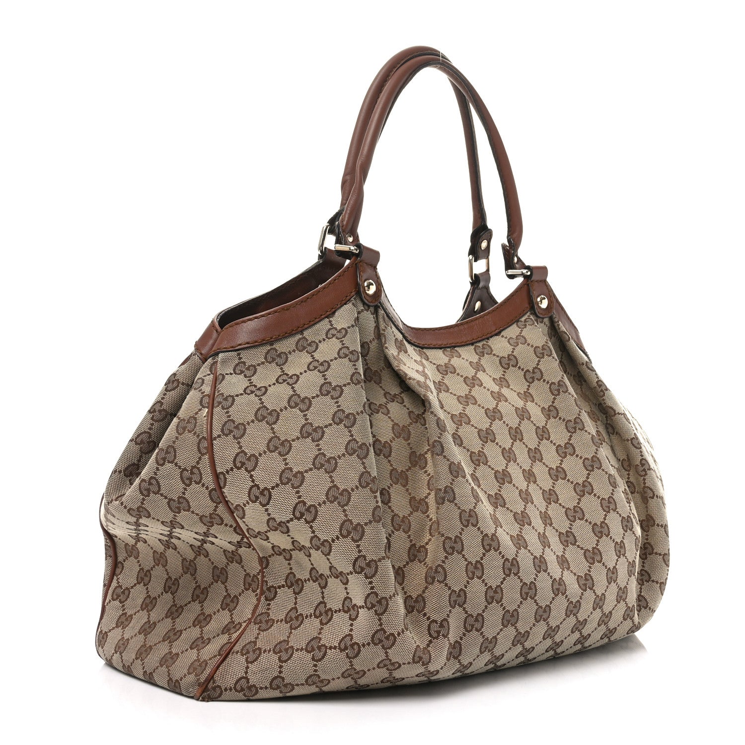 Gucci Monogram Large Sukey Tote Brown 2 of 11
