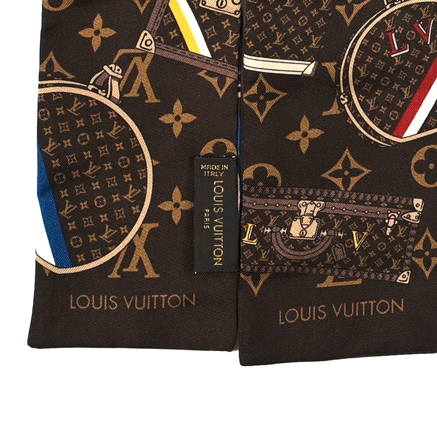 Silk Monogram Trunks Bandeau