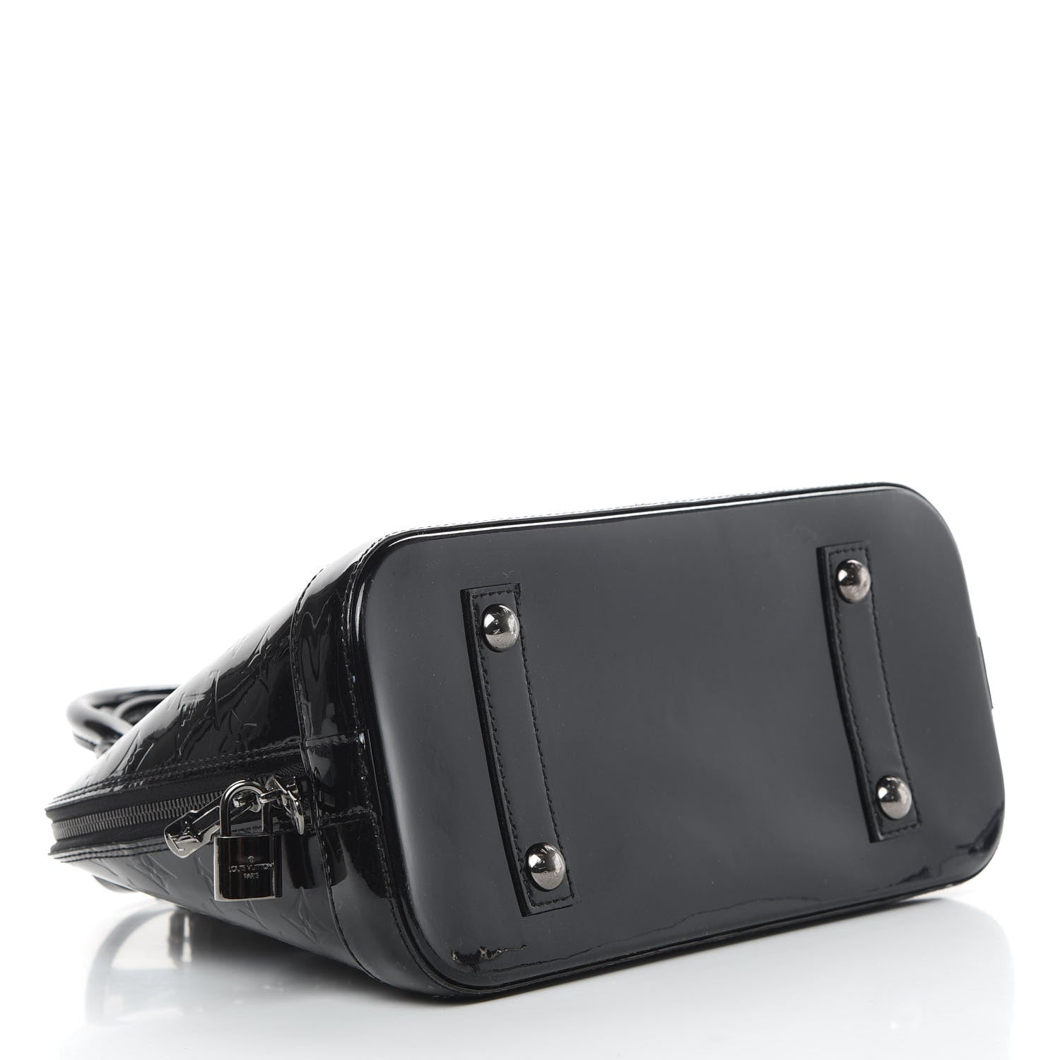 Louis Vuitton Vernis Alma PM Noir Magnetique 5 of 19