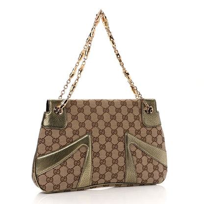 Gucci Monogram Tom Ford Jeweled Dragon Bag Gold 3 of 10