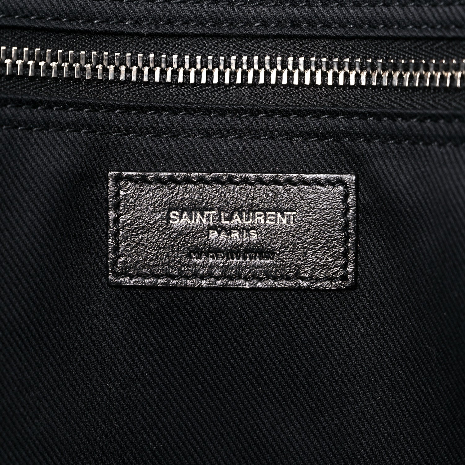 Saint Laurent Vitello Rive Gauche Large Tote Black 6 of 12