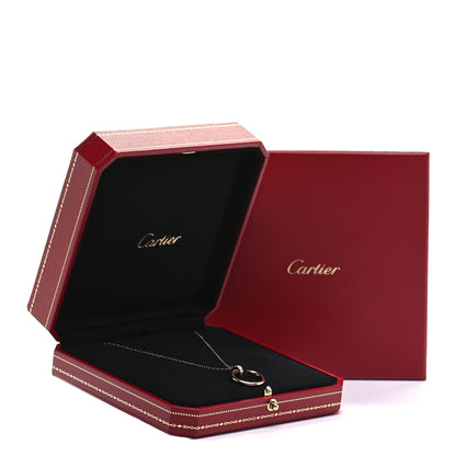 Cartier 18K Pink Gold Diamond Juste Un Clou Pendant Necklace 5 of 5