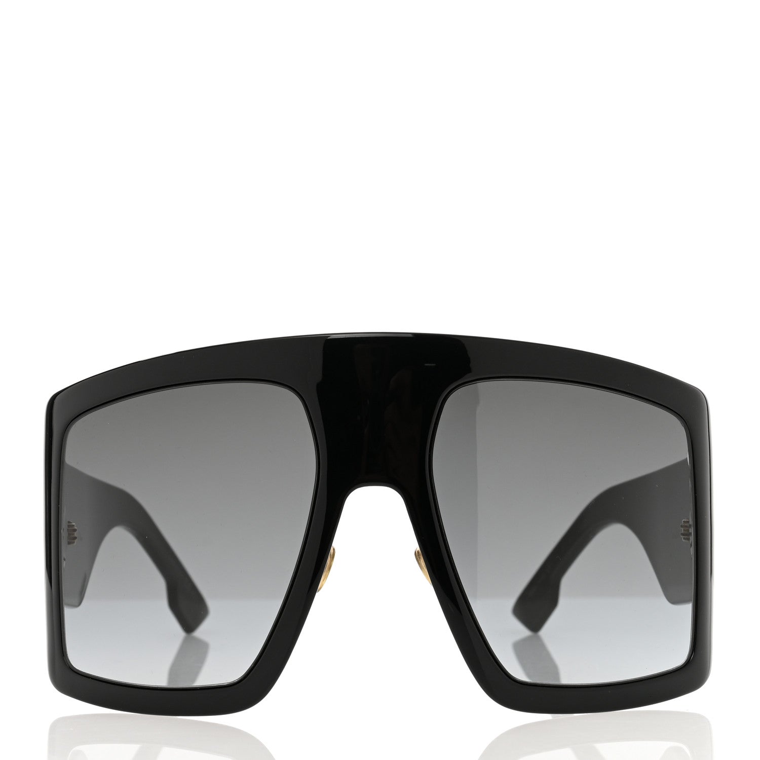 Christian Dior Acetate DiorSo Light 1 Shield Sunglasses Black 2 of 8