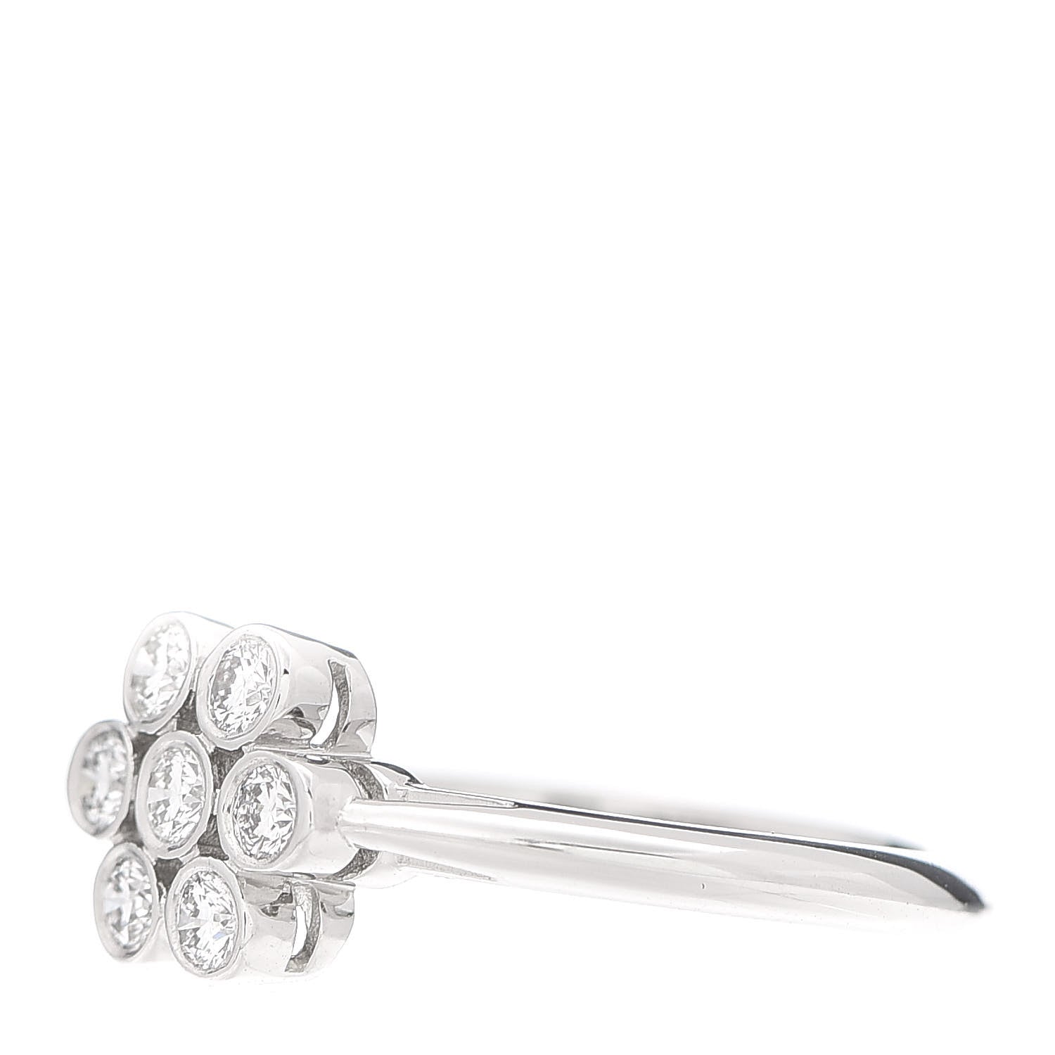 Tiffany Platinum Diamond Enchant Flower Ring 49 5 3 of 6