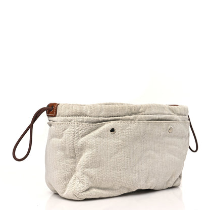 Hermes Canvas Barenia Fourbi 25 MM Pouch Naturel Fauve 3 of 9